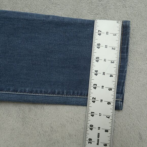 Chico's Jeans Women's 00 US-2 Blue Mid-Rise Slimming Girlfriend Crop 25" Inseam - Picture 5 of 16